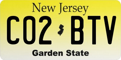 NJ license plate C02BTV