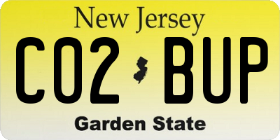 NJ license plate C02BUP