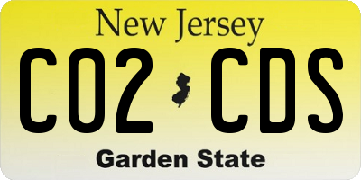 NJ license plate C02CDS
