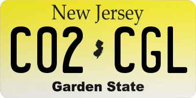 NJ license plate C02CGL