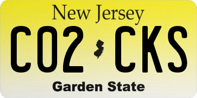 NJ license plate C02CKS