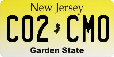 NJ license plate C02CMO