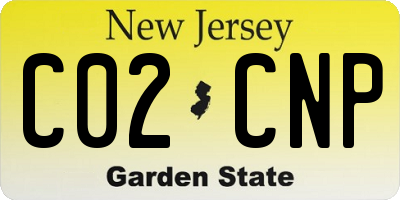 NJ license plate C02CNP