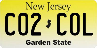NJ license plate C02COL
