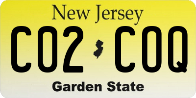 NJ license plate C02COQ