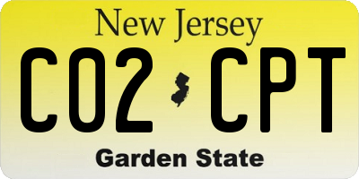 NJ license plate C02CPT