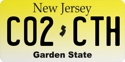 NJ license plate C02CTH