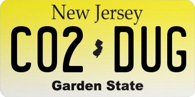 NJ license plate C02DUG