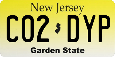 NJ license plate C02DYP