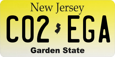 NJ license plate C02EGA