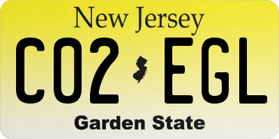 NJ license plate C02EGL