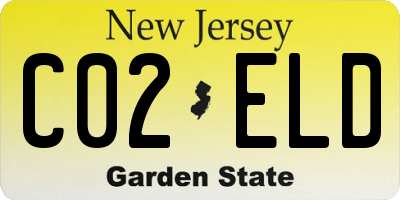 NJ license plate C02ELD
