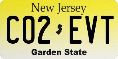 NJ license plate C02EVT