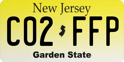 NJ license plate C02FFP