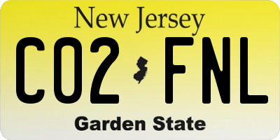 NJ license plate C02FNL