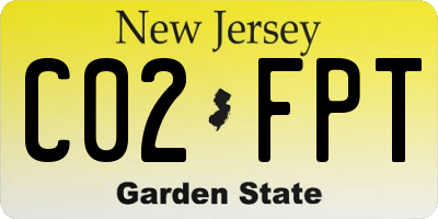 NJ license plate C02FPT