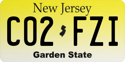 NJ license plate C02FZI