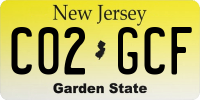 NJ license plate C02GCF