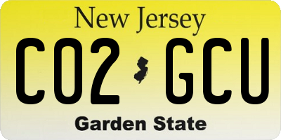 NJ license plate C02GCU