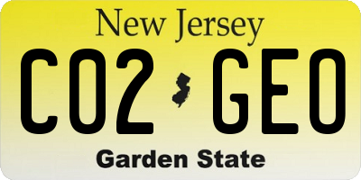 NJ license plate C02GEO