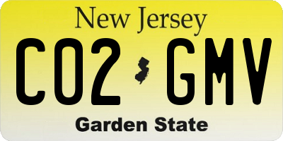 NJ license plate C02GMV