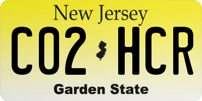NJ license plate C02HCR