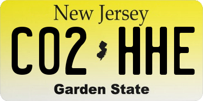 NJ license plate C02HHE