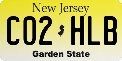 NJ license plate C02HLB
