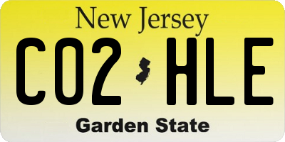 NJ license plate C02HLE
