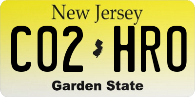 NJ license plate C02HRO