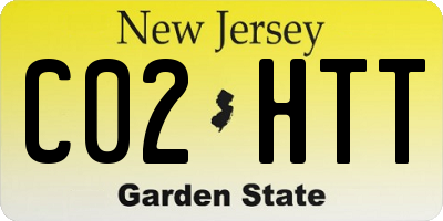 NJ license plate C02HTT