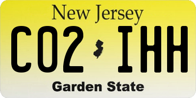 NJ license plate C02IHH