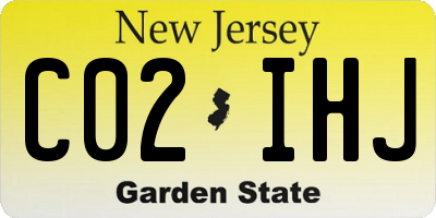 NJ license plate C02IHJ