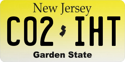 NJ license plate C02IHT