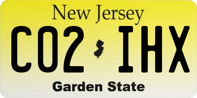 NJ license plate C02IHX