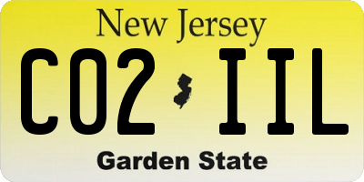 NJ license plate C02IIL