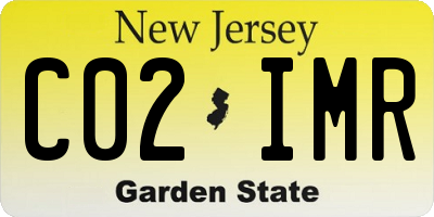 NJ license plate C02IMR