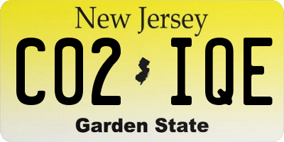 NJ license plate C02IQE