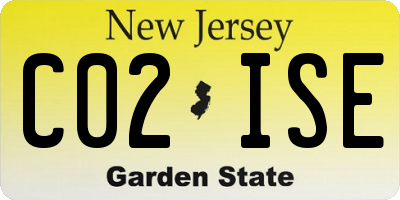 NJ license plate C02ISE