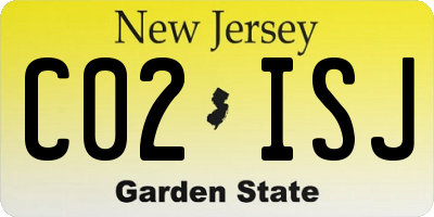 NJ license plate C02ISJ