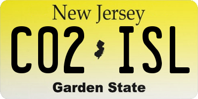 NJ license plate C02ISL