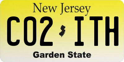 NJ license plate C02ITH