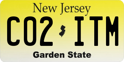 NJ license plate C02ITM