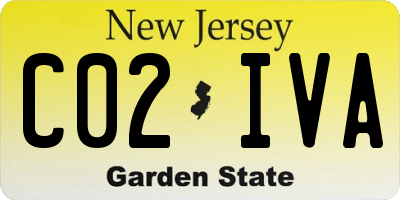 NJ license plate C02IVA