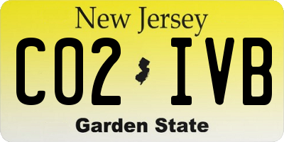 NJ license plate C02IVB