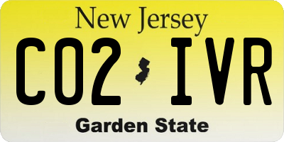 NJ license plate C02IVR