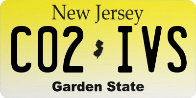 NJ license plate C02IVS