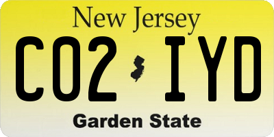 NJ license plate C02IYD