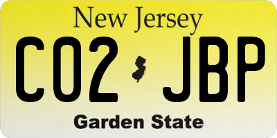 NJ license plate C02JBP