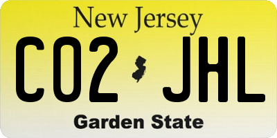 NJ license plate C02JHL